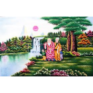 tranh đính đá mừng thọ ông bà