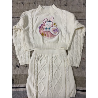 SẴN Set váy len cute