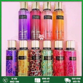 XỊT THƠM TOÀN THÂN VICTORIA’S SECRET FRAGRANCE MIST LOVE SPELL 250ML giao mùi ngẫu nhiên