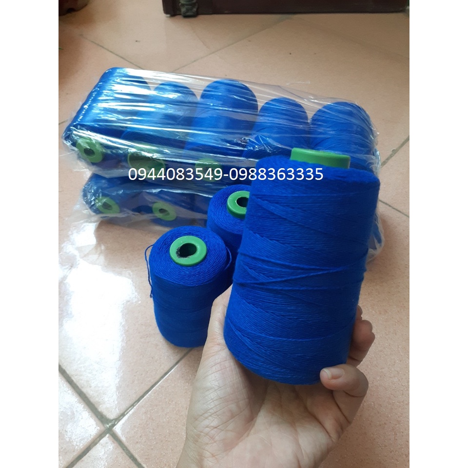 Combo 5 cuộn chỉ 2 lạng dùng cho máy khâu bao, chỉ may bao tải se9