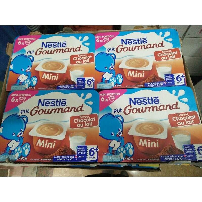 Váng sữa Nestle vỉ 6 hộp x 60G cho bé từ 6 tháng (HSD 3/2023)