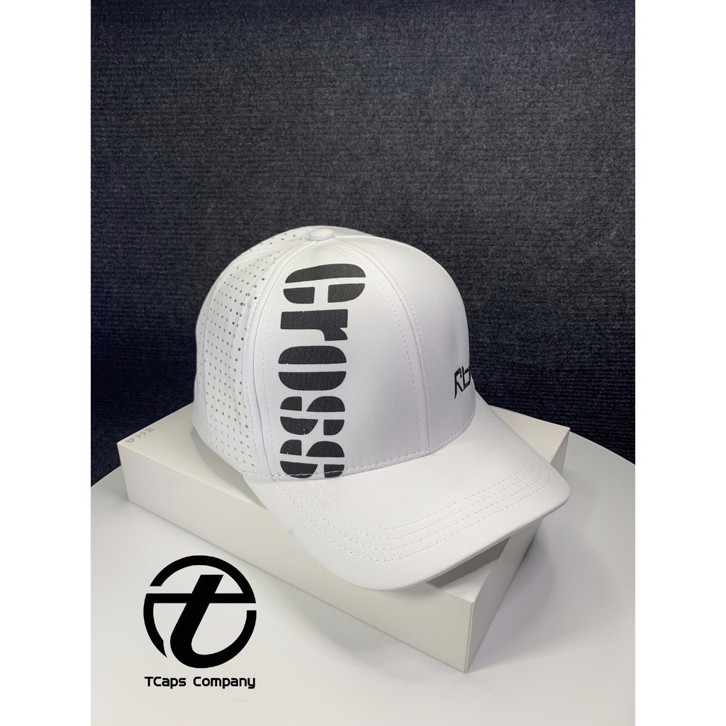 [SIÊU HOT] NÓN MŨ LƯỠI TRAI, NÓN KẾT NAM NỮ UNISEX SNAPBACK RDK CROSS TRẮNG CỰC NGẦU , SIÊU MÁT