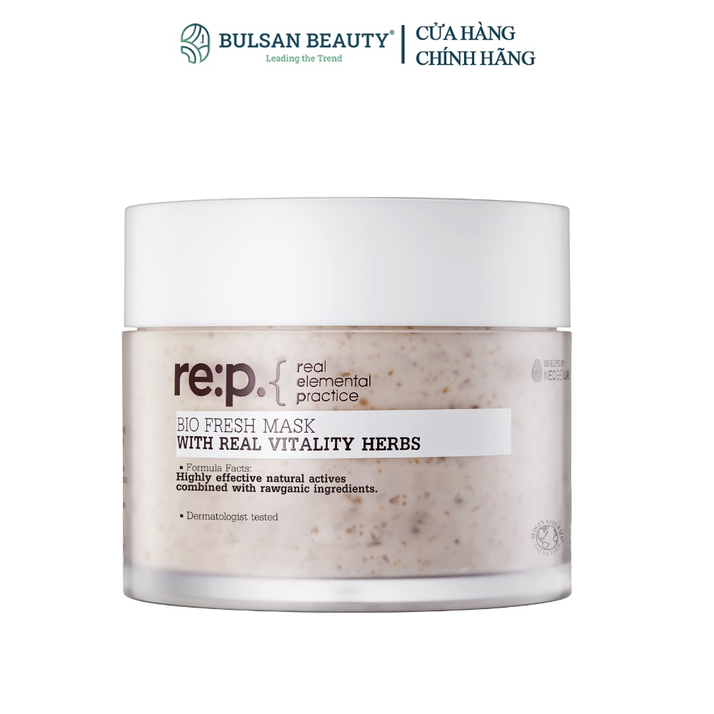 Mặt Nạ Đất Sét RE:P Bio Fresh Mask 130g Bulsan Beauty