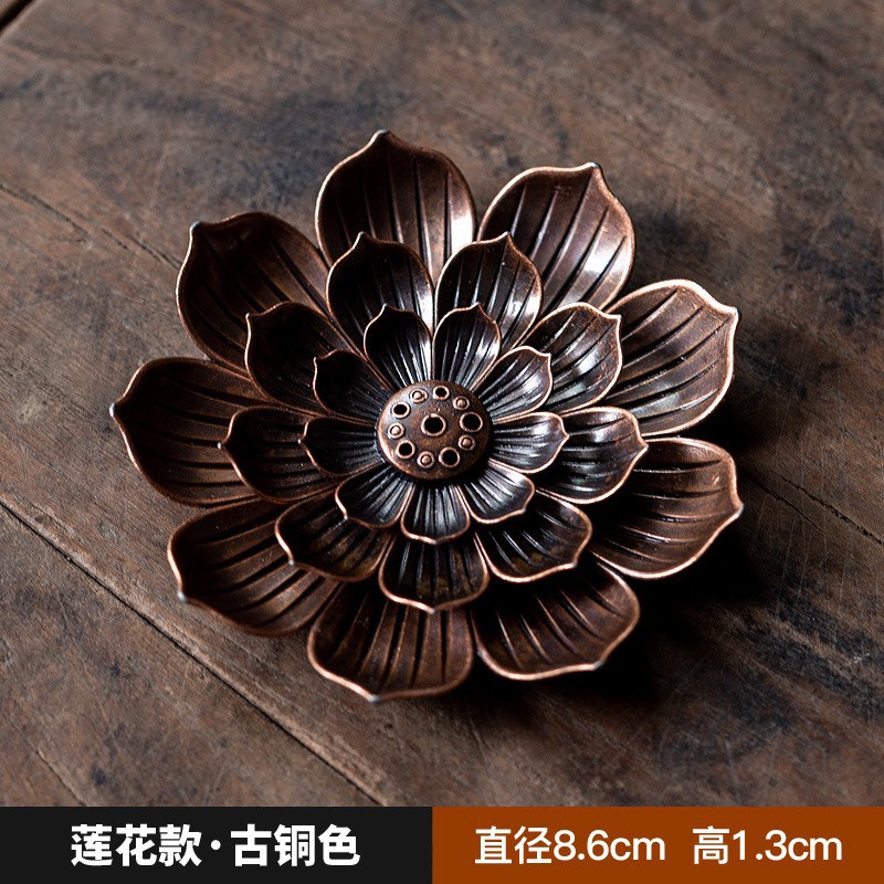 Đế cắm nhang vòng đặt nhang cây hình hoa sen lớn