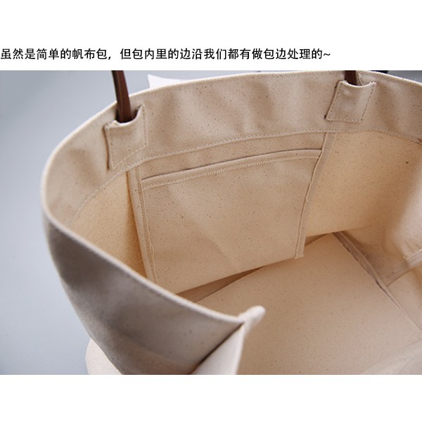 Túi tote vải bố đeo vai dung tích lớn