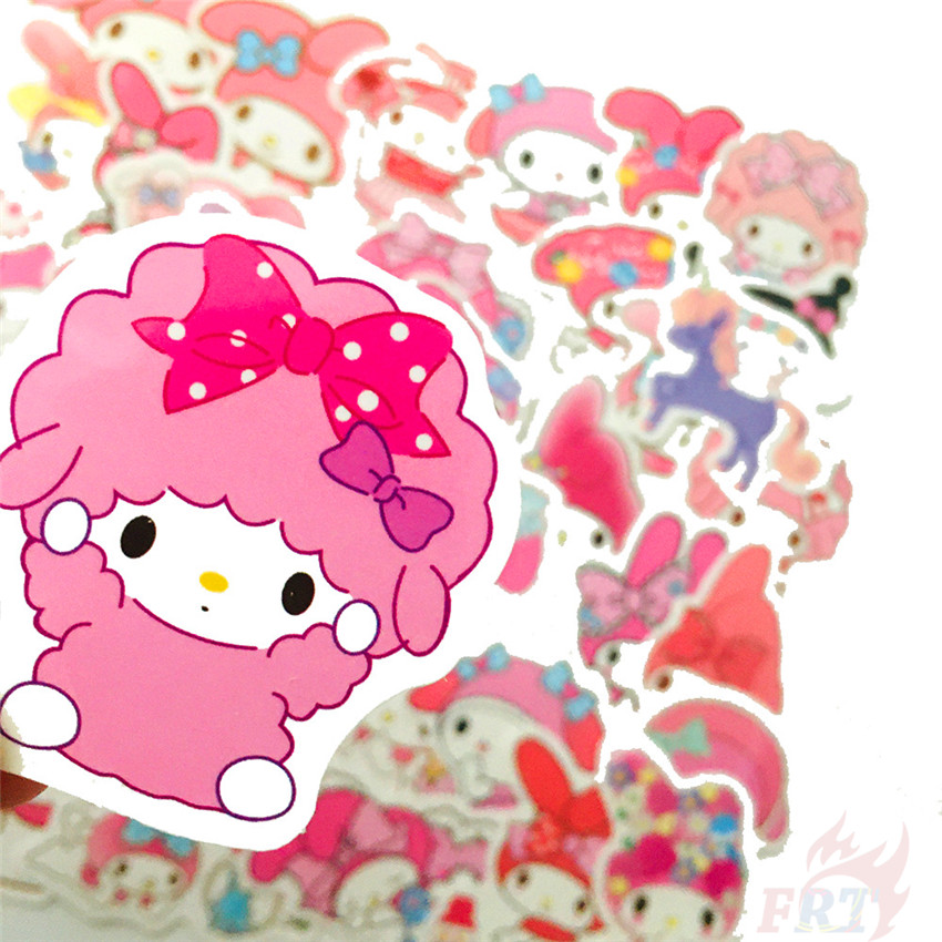 ❉ My Melody Series 03 - Sanrio Character Anime Stickers ❉ 40Pcs/Set DIY Decals Stickers for Album Diary Laptop Scrapbooks Skateboard