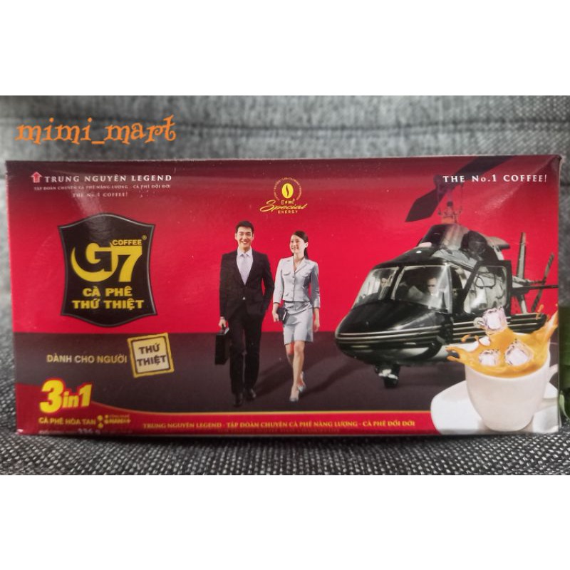 Cà Phê Hòa Tan G7 3 Trong 1 Hộp 21 Gói x 16g | BigBuy360 - bigbuy360.vn