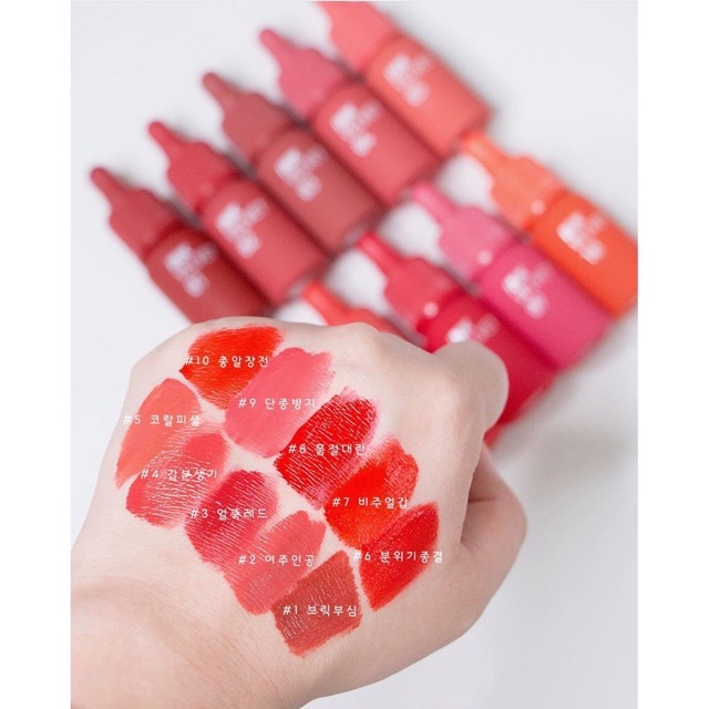 ( sẵn màu mới 101-102-103 ) Son Kem lì Peripera Ink Velvet Lip Tint 2019