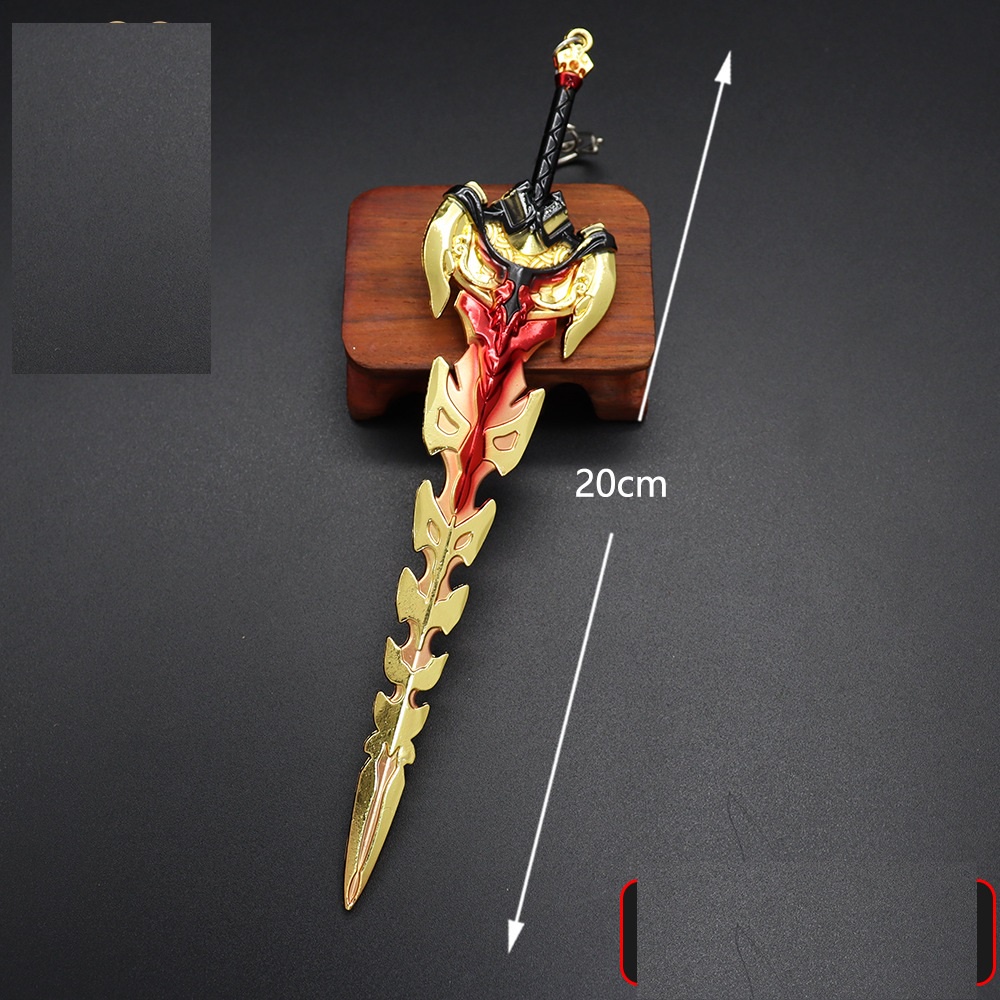 Mô hình móc khoá kjếm Ly Cốt Genshin Impact 20cm