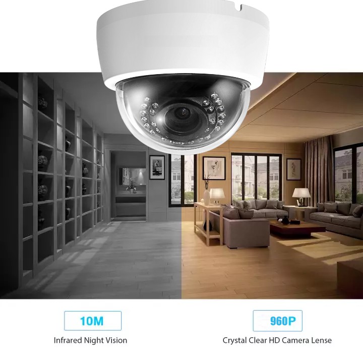 Bộ 4 Camera Dome AHD 24 Led ELITEK ECA-11013 + Đầu Ghi ELITEK 4 Kênh + Ổ Cứng 250GB