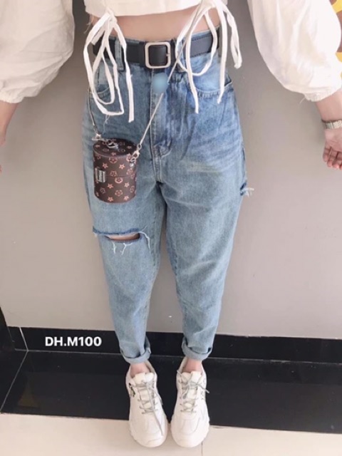 Quần bò rách M100 DHN976