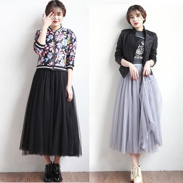 Chân váy tutu_chân váy dài 3 lớp