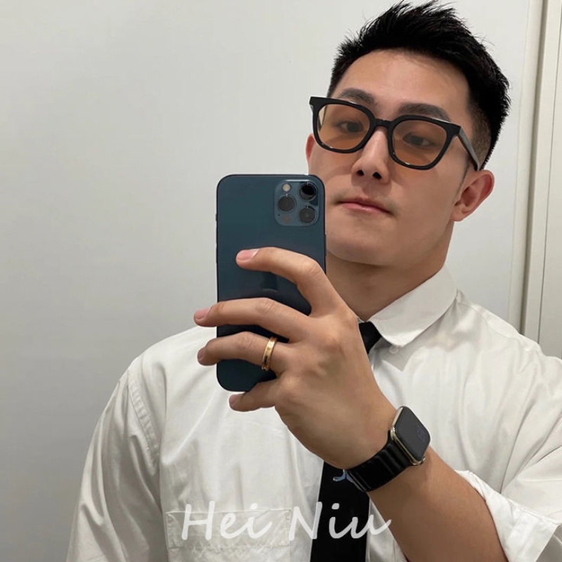 Kính Mát GM Tròng Vuông Phân Cực Chống Tia UV Màu Nâu Đen Thời Trang Mùa Hè Cho Nam