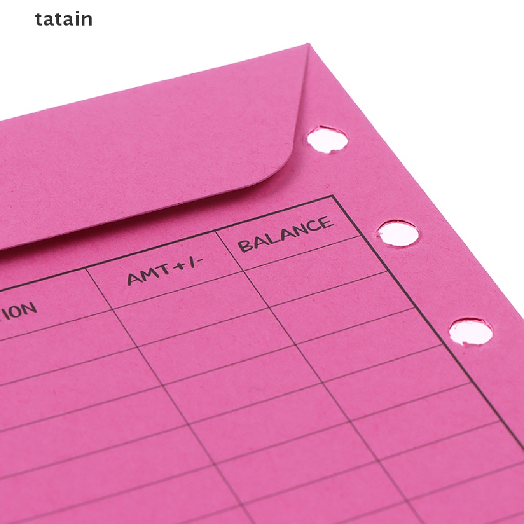 [TAT] 12 Pcs Budget Envelopes Cardstock Cash Envelope System for Money Saving CVX