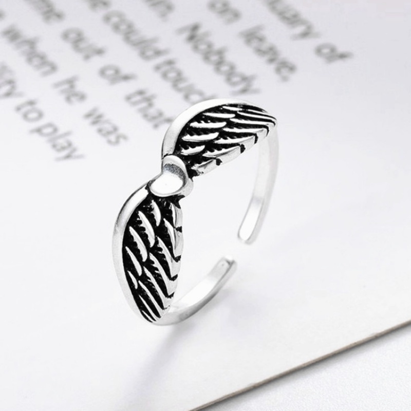 Nhẫn HợP Kim DạNg Hở HìNh Thiên ThầN Vintage ThờI Trang