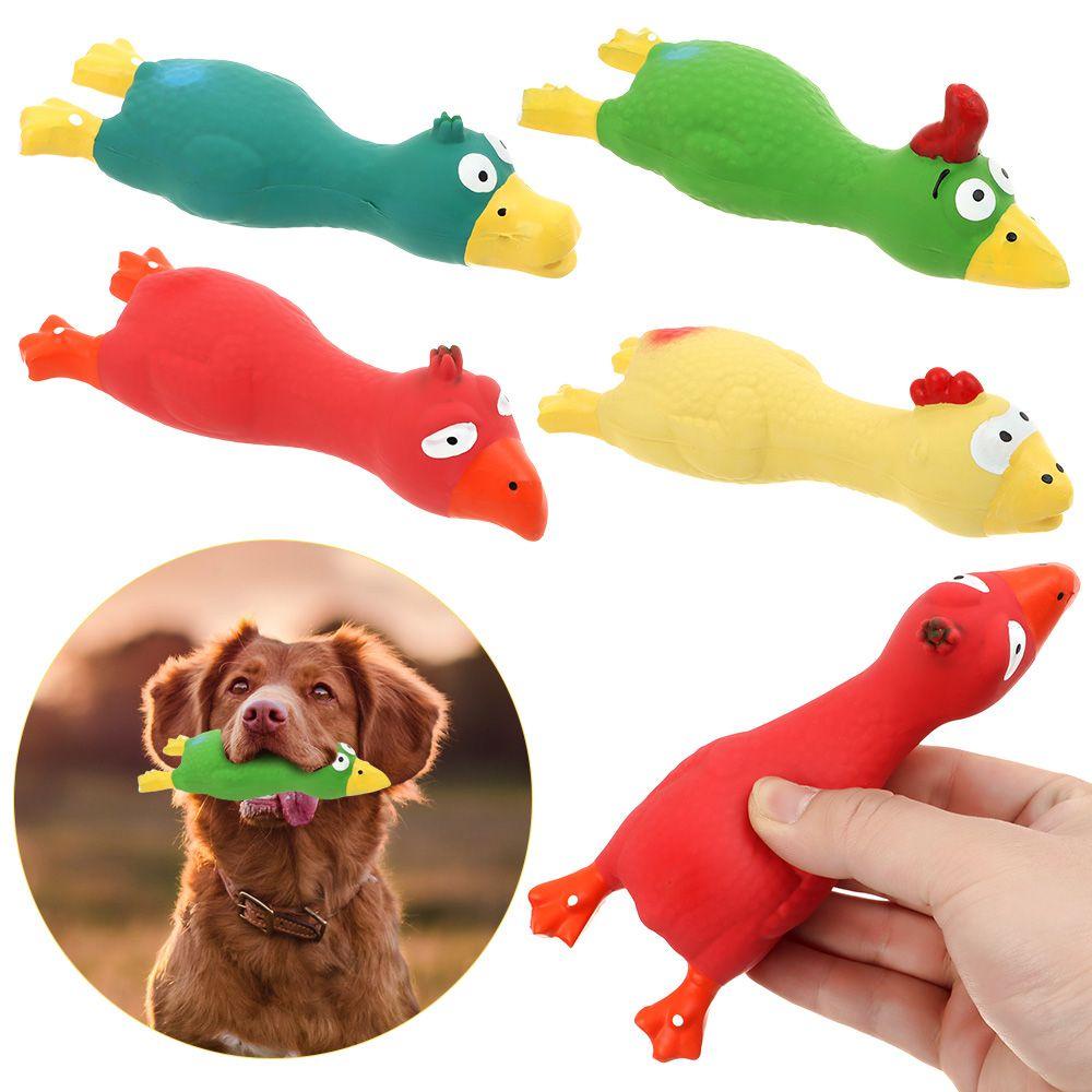 SUSANS Đồ Chơi Gà La Hét Bằng Cao Su Dễ Thương Cho Thú Cưng