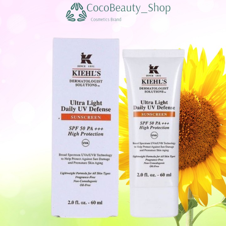 [CHÍNH HÃNG] Kem Chống Nắng Kiehl’s Ultra Light Daily UV Defense 60ml