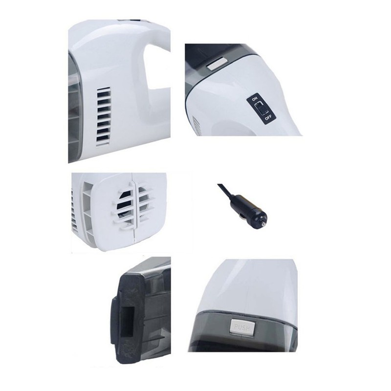 Máy hút bụi xe hơi 120W 12V công dụng kép ướt và khô lực hút mạnh chất lượng tốt