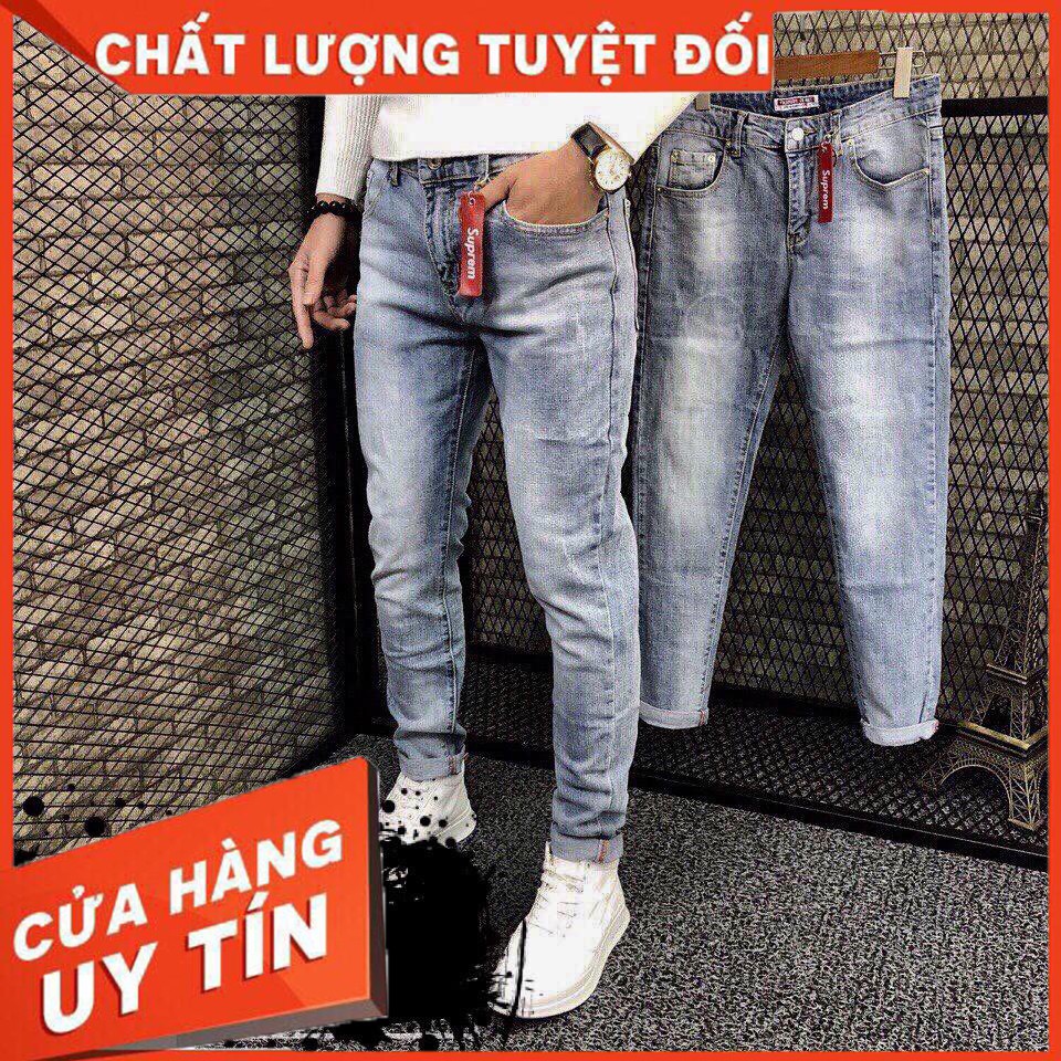 Quần jeans nam co giãn ống côn JN5678
