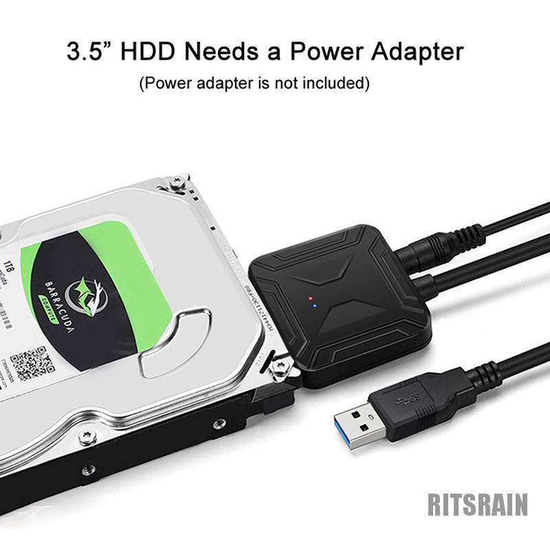 Cáp Chuyển Đổi Usb 3.0 Sang Sata 3 Cho Ổ Cứng 2.5 "/ 3.5" | BigBuy360 - bigbuy360.vn