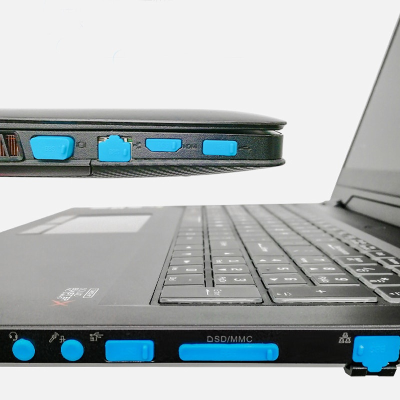 16 Nút silicon đậy cổng Usb Rj45 chống bụi chống nước cho laptop