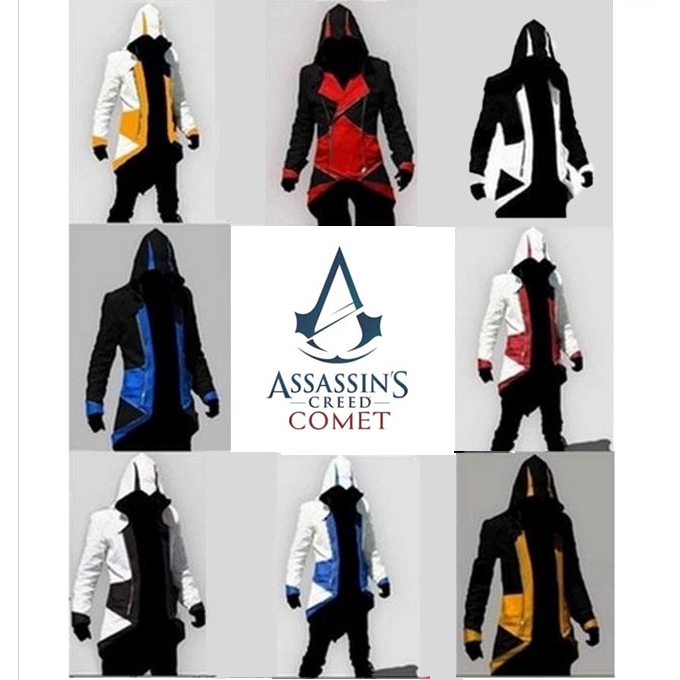 Assassin Creed cosplay Áo hoodie Kích thước lớn trang phục conner áo cosplay trò chơi anime trang