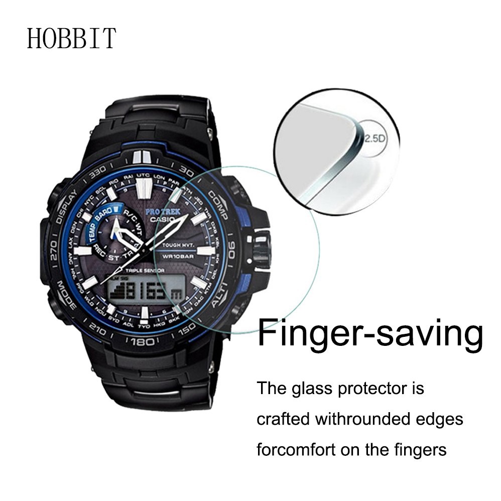 YIFILM Kính cường lực bảo vệ màn hình đồng hồ tiện dụng cho Casio G-Shock Ga-110 Ga-100 Ga100 Ga110 2.5d
