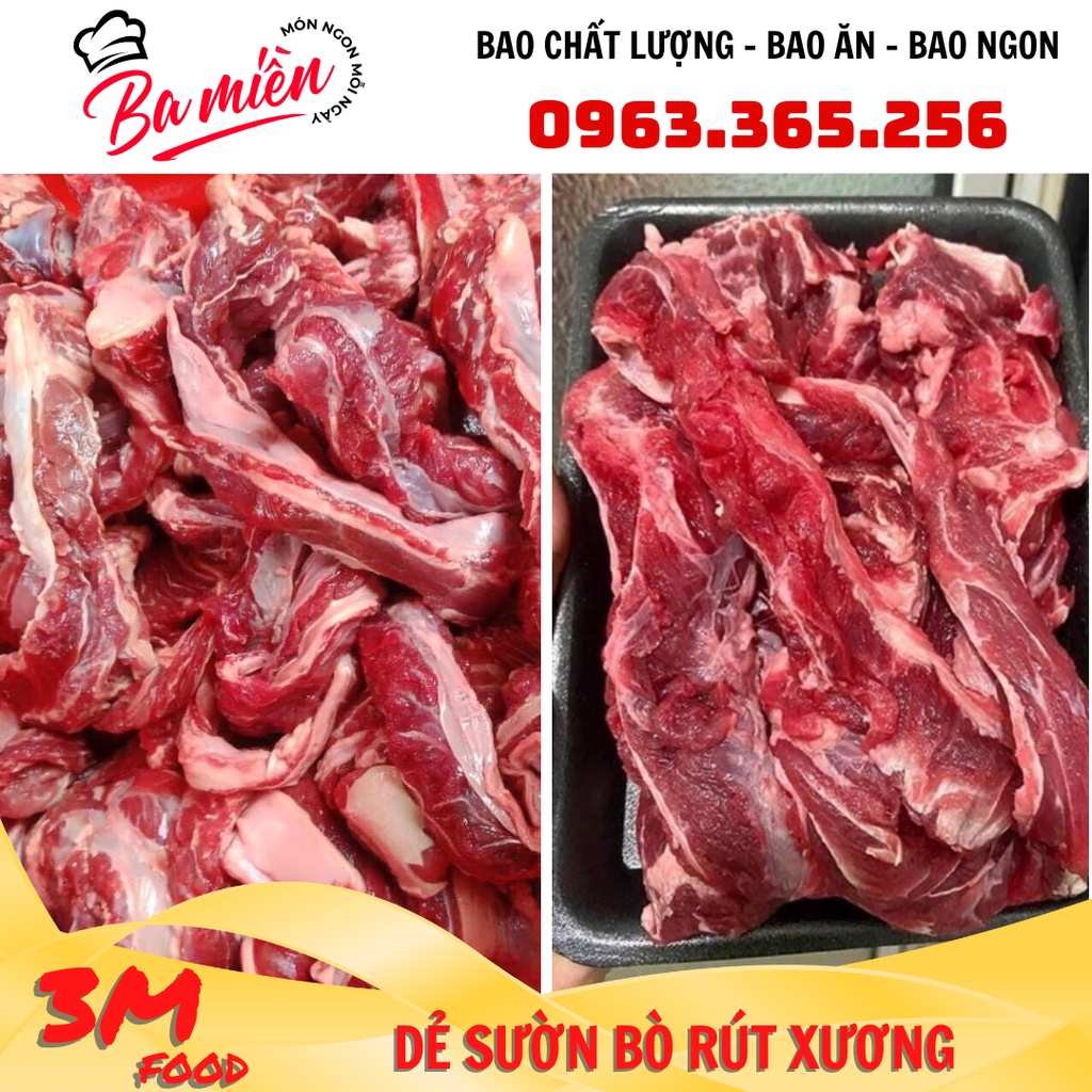 Dẻ sườn bò rút xương 1kg - Hỏa tốc tại Hà Nội - 3M FOOD GS