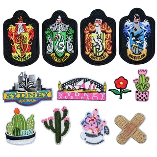 Sticker Ủi Thêu Hình Harry Potter Và Hoa Thời Trang