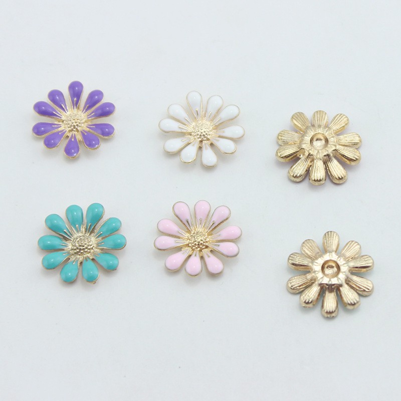 Hoa mặt trời - Phụ kiện đính túi ví, nơ Handmade