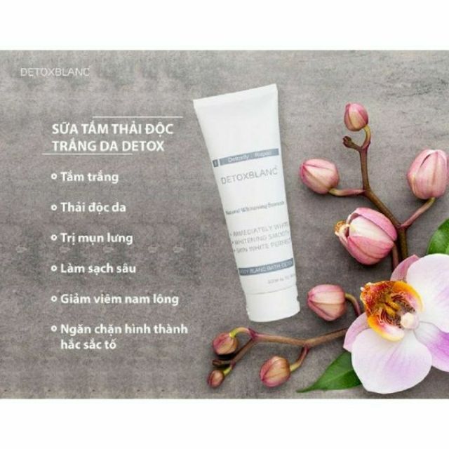 Tắm trắng thải độc Detox Blanc