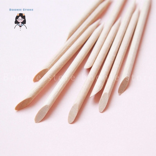 SET 2 Cây que gỗ cam chấm khoé móng, là mép móng,tháo móng giả