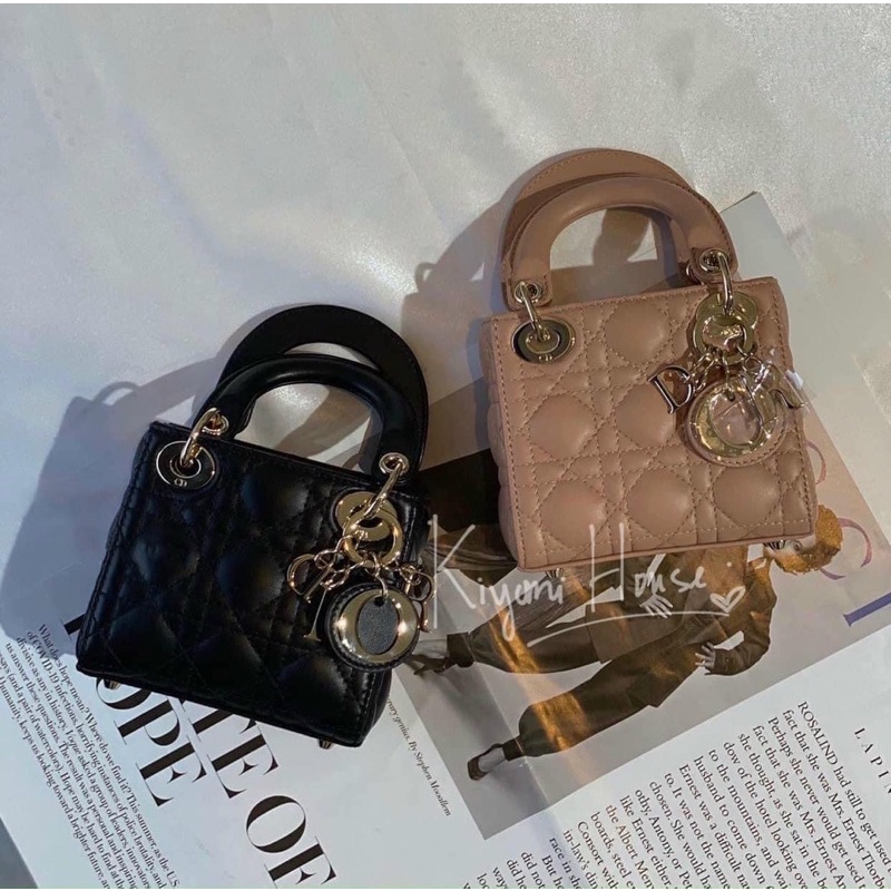 Túi xách Diior micro 14 cm nhỏ siêu hot Super Fullbox