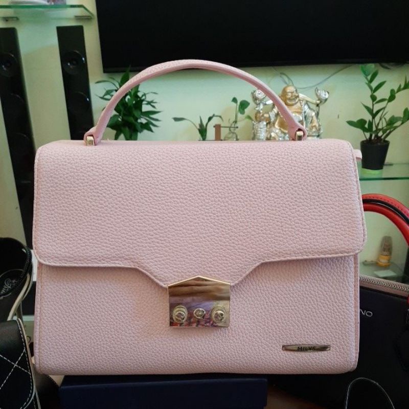 Thanh lý túi Milys màu hồng xinh