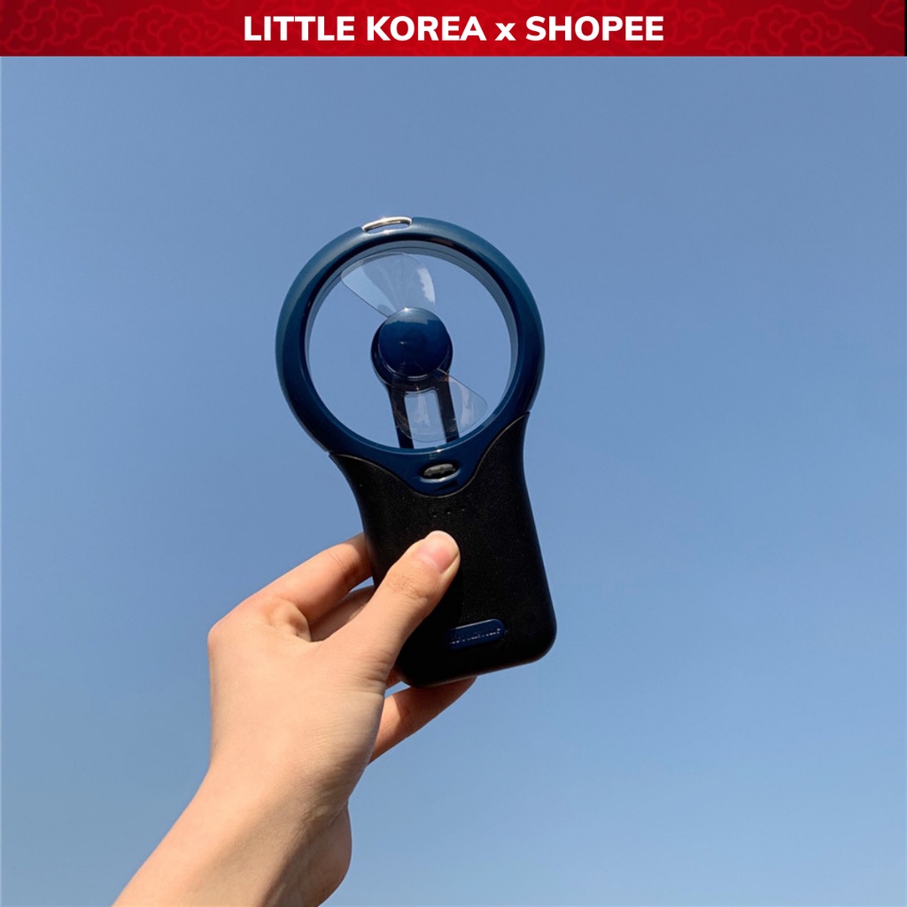 Quạt Cầm Tay Mini Dùng Pin BOOKSTONE - LITTLE KOREA