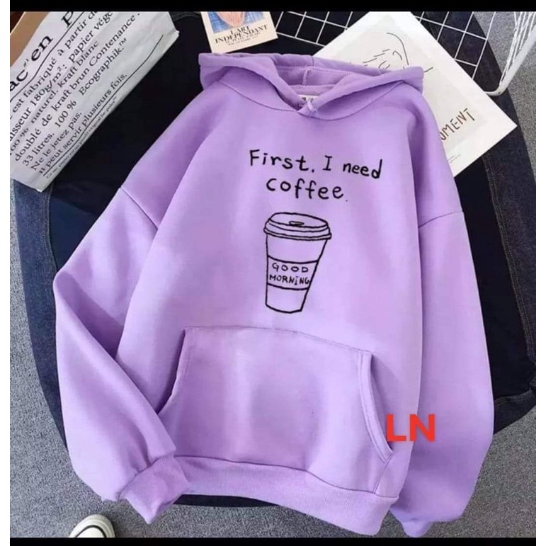 Áo hoodie hộp coffee LN11