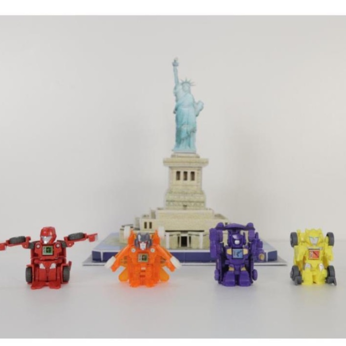 Chính hãng hasbro - 4 Robot biến hình Transformer Bot shots