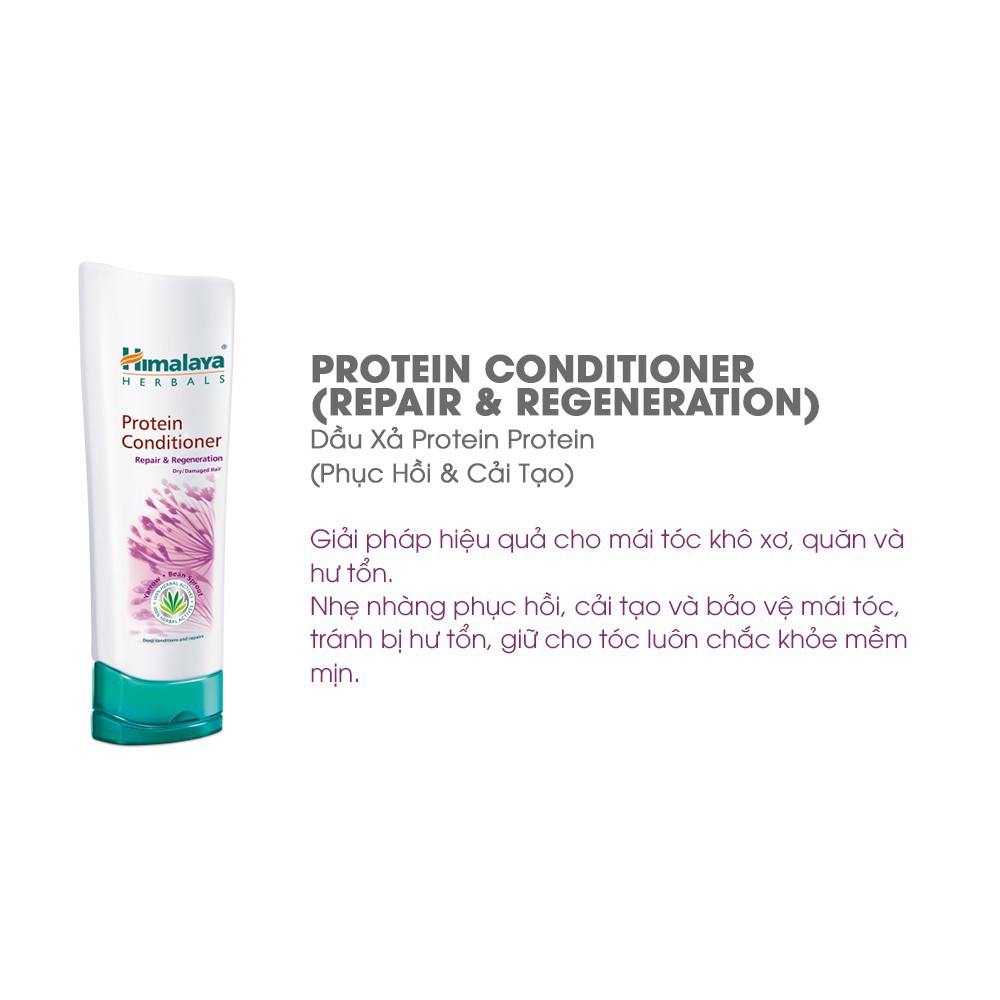 [HSD: 31/10/2022] Kem xả phục hồi và tái tạo tóc Himalaya Protein Conditioner Repair &amp; Regeneration 200ml