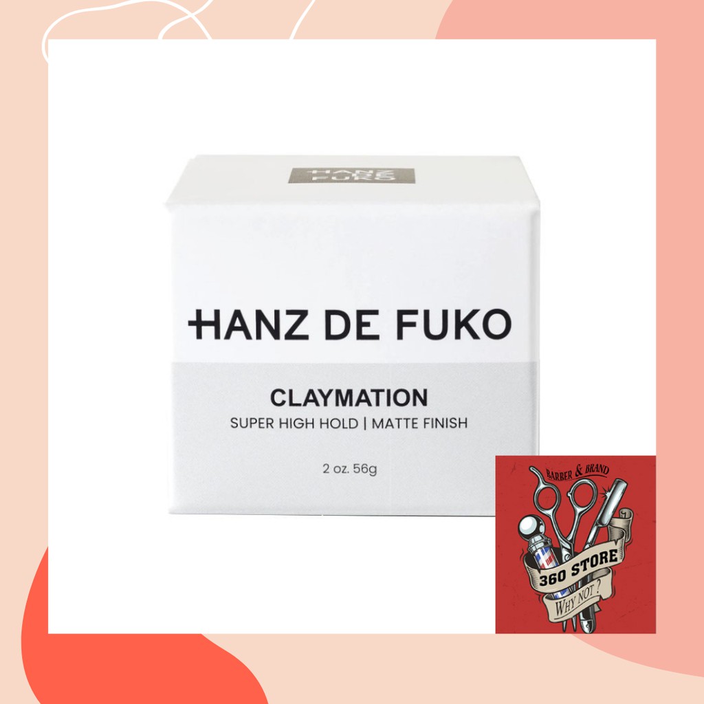 Sáp Vuốt Tóc Hanz de Fuko Claymation 56g - Chính Hãng 360 Store