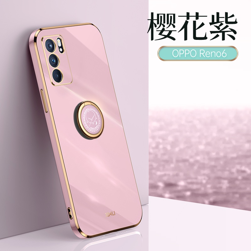 Ốp Điện Thoại silicone Mềm Chống Sốc Có Giá Đỡ Cho OPPO reno 10 A18 reno 6 4g 6 5g 6z 5g 7z 5g 7 4g 5g A16 reno 4F