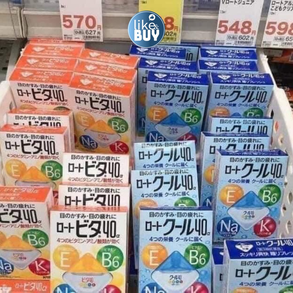 ROHTO NHẬT- nước nhỏ mắt Nhật Bản hỗ trợ mắt mỏi, chống cận, hàng nội địa LikeandBuy | BigBuy360 - bigbuy360.vn