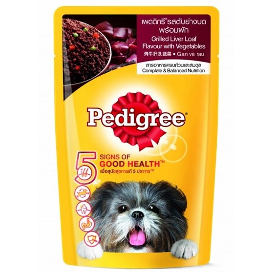 Pate Pedigree vị gan và rau 130g