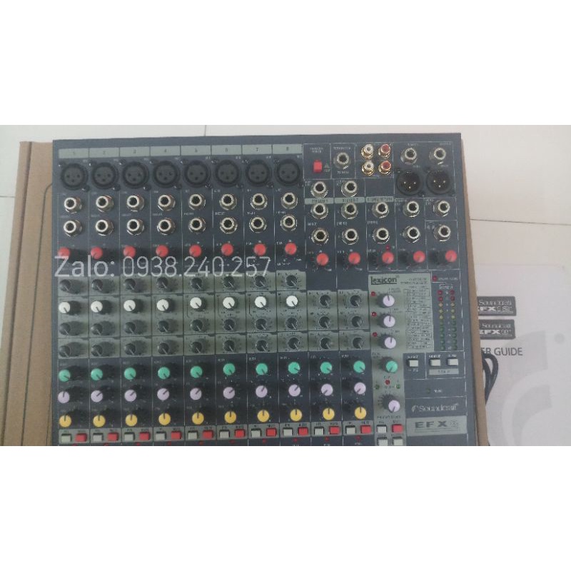 Bàn mixer soundcraft efx8 hàng chuẩn cao cấp loại 1 - mixer efx8 - efx8 - bàn mixer karaoke
