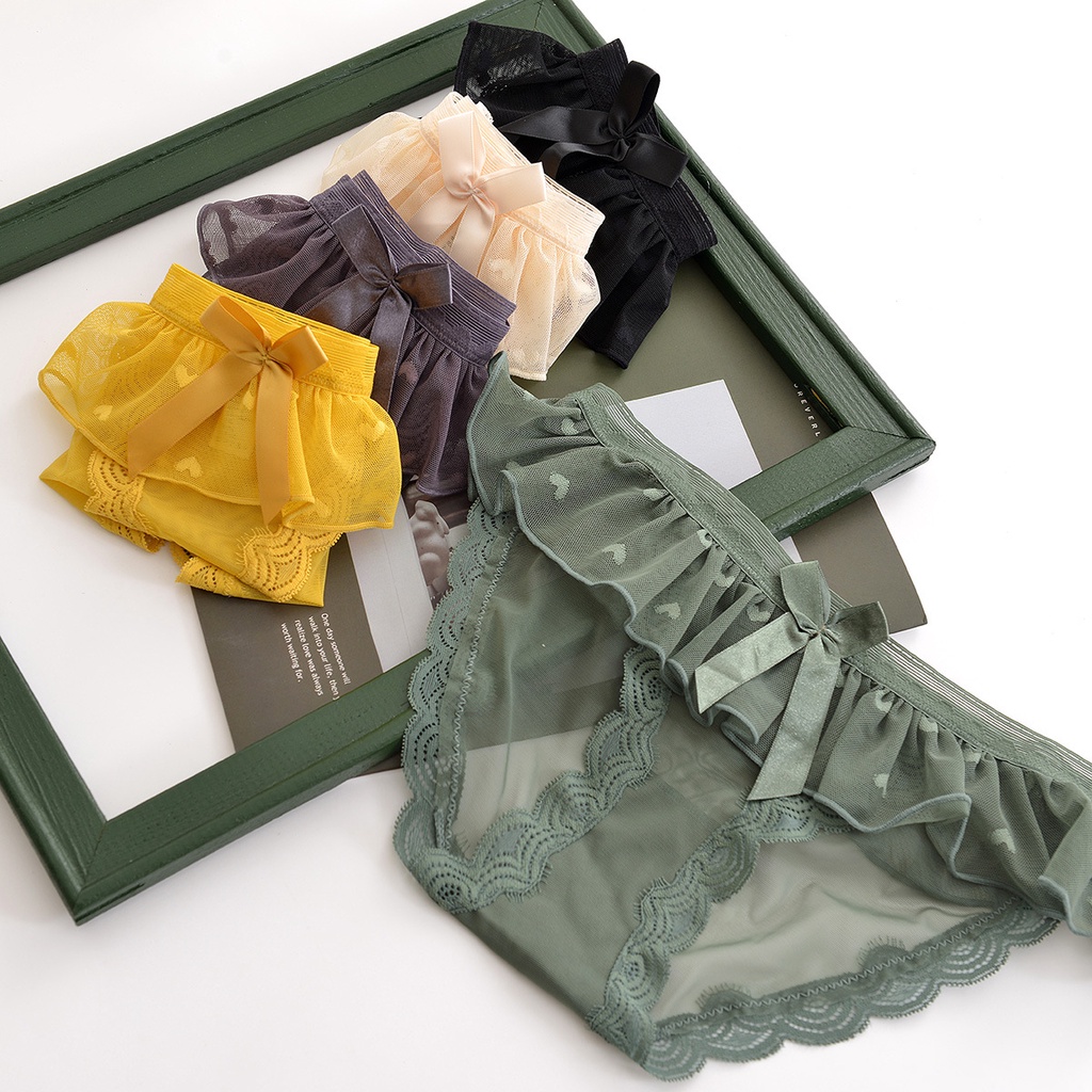 QUẦN LÓT 281 REN BÈO 5 MÀU.