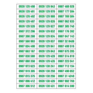 Sim số đẹp mobifone