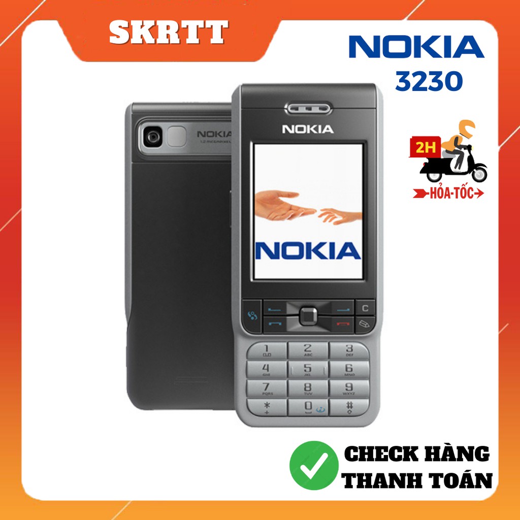 Điện Thoại Nokia 3230 Tặng Thẻ Nhớ Bảo Hành 12 Tháng