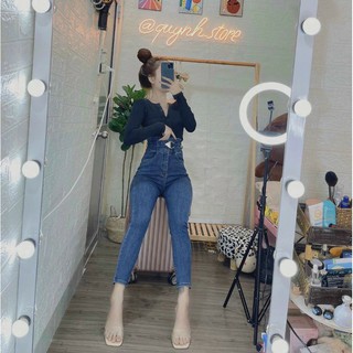 quần jena lưng cao (kèm ảnh thật)