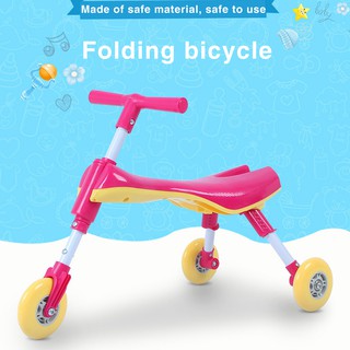 Folding Children’s Tricycle Sliding Baby Walker Bicycle