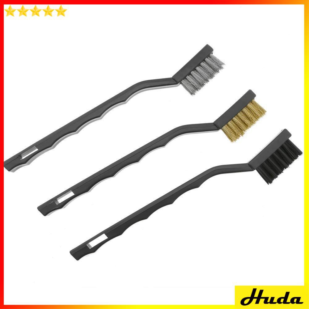 TOLSEN Bộ 3 Bàn Chải Thép Mềm 180mm 7inch Wire Brushes 32059