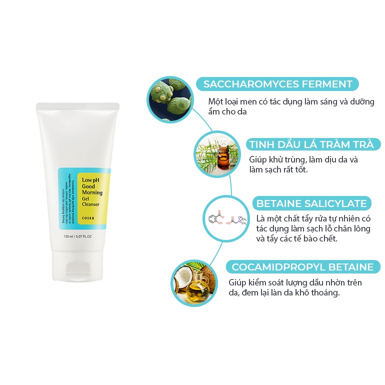 Sữa rửa mặt dịu nhẹ tạo bọt giảm mụn cho da mụn cosrx RM08 | BigBuy360 - bigbuy360.vn